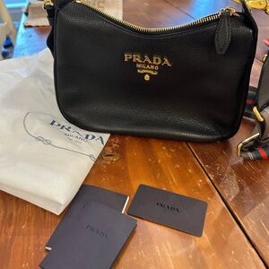 Prada Small Vitello Crossbody